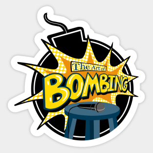 Art of Bombing Pod Comic Logo Sticker